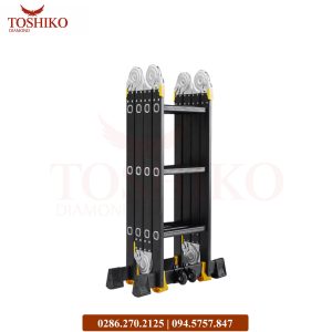Thang nhôm gấp đa năng 4 đoạn Toshiko M3 BX
