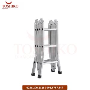 Thang nhôm gấp đa năng 4 đoạn Toshiko M3