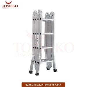 Thang nhôm gấp đa năng 4 đoạn Toshiko M4