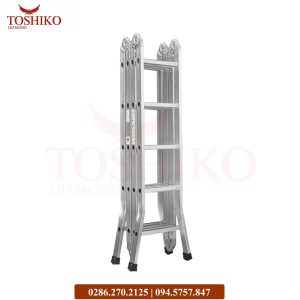 Alternative view of Thang nhôm gấp đa năng 4 đoạn Toshiko M5