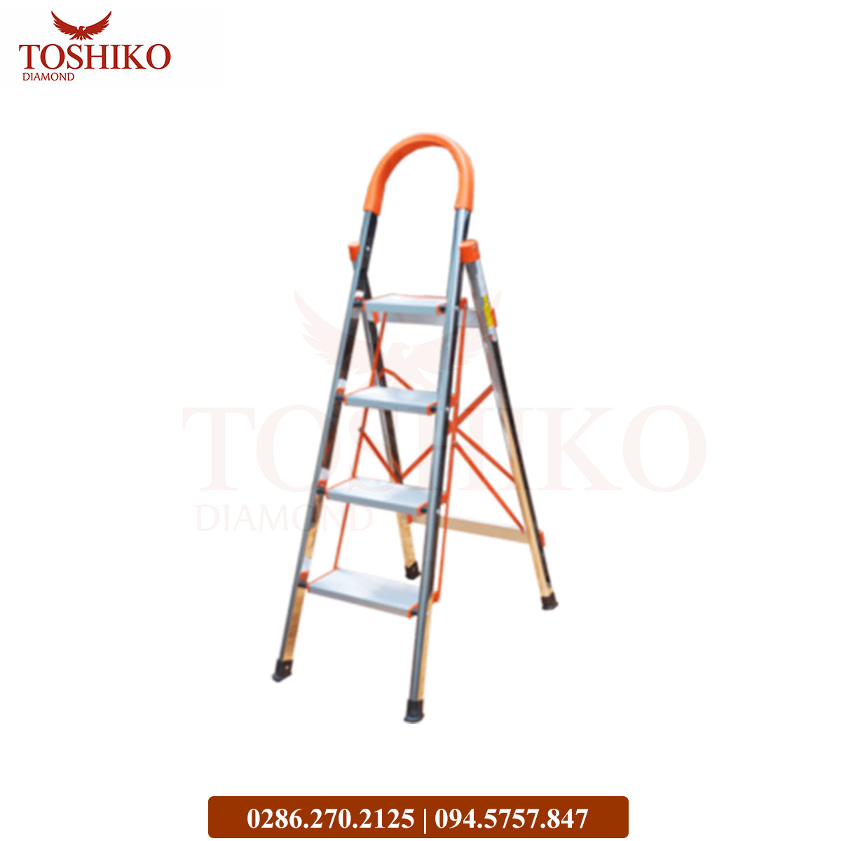 Thang ghế tay vịn Toshiko 4 bậc - Ảnh 3