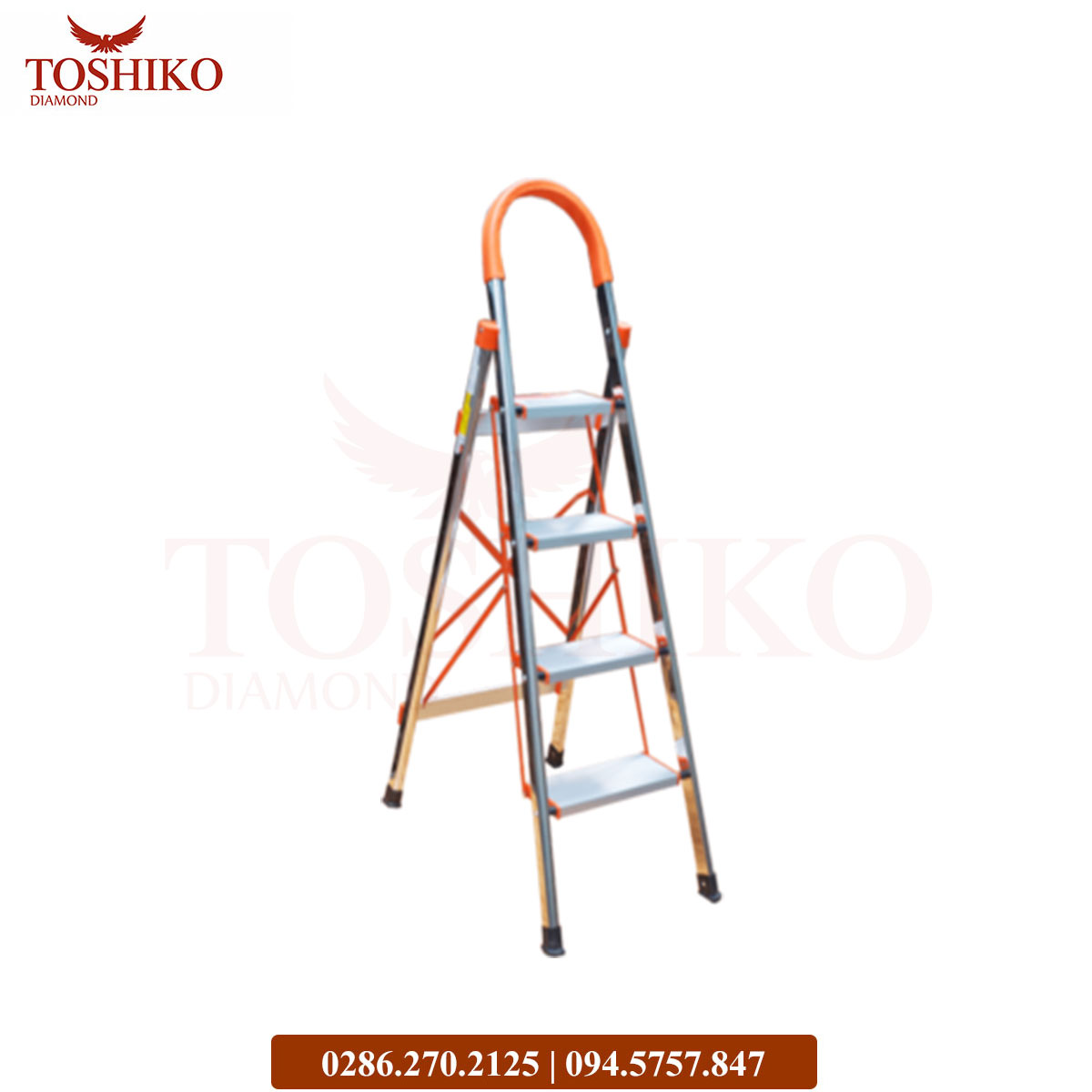 Thang ghế tay vịn Toshiko 4 bậc