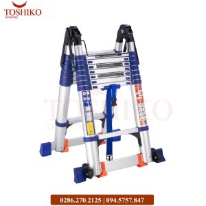 Thang nhôm rút đôi Toshiko 38AI Xanh BX