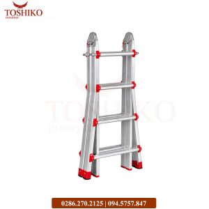 Thang nhôm rút lồng 4 bậc Toshiko L4