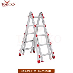 Thang nhôm rút lồng 5 bậc Toshiko L5
