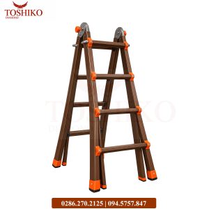 Thang nhôm rút lồng 4 bậc Toshiko LG4