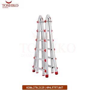 Thang nhôm rút lồng 6 bậc Toshiko L6