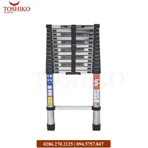 Thang inox rút đơn Toshiko 3.2m