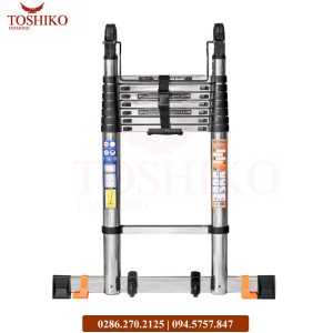 Thang Inox rút đôi Toshiko 1.9+1.9m BX