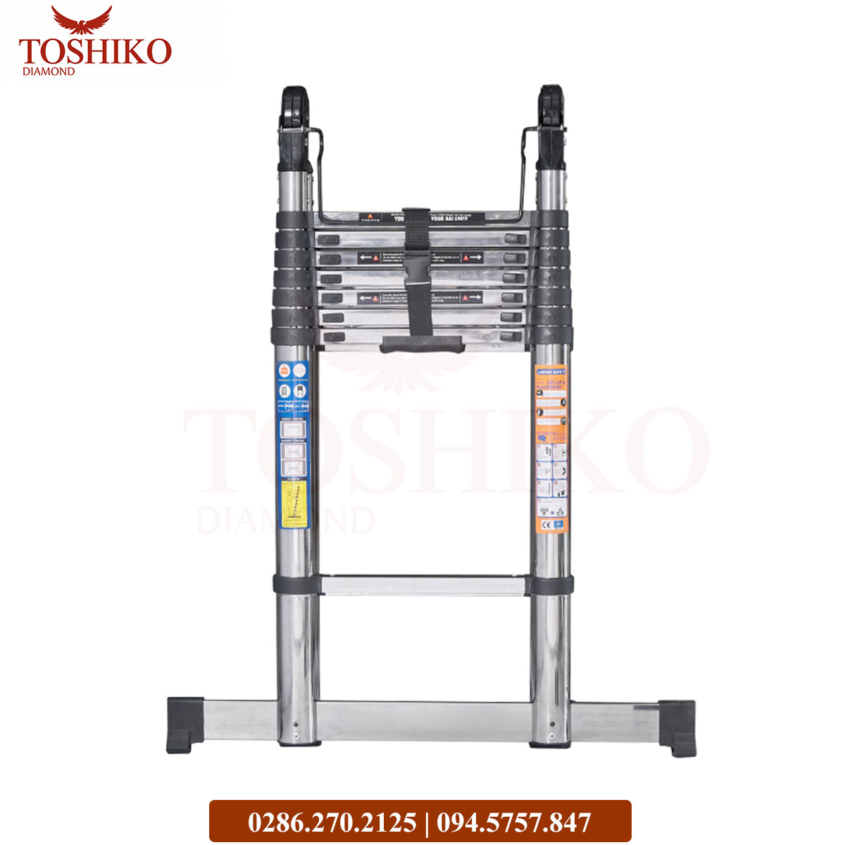 Thang Inox rút đôi Toshiko 38AI - Ảnh 2