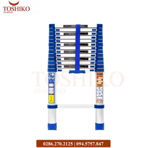 Thang Nhôm Rút Đơn Toshiko 4.1m Xanh