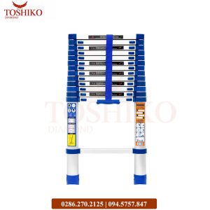 Thang nhôm rút đơn Toshiko 5.4m Xanh
