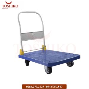 Alternative view of Xe đẩy hàng Toshiko 150kg sàn Nhựa