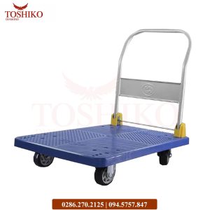 Xe đẩy hàng Toshiko 300kg sàn Nhựa